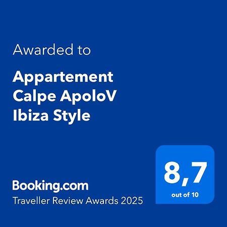 Appartement Calpe Apolov Ibiza Style Exterior foto